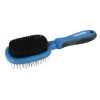 KERBL Double Flexible Brush 24cm Blue / Black