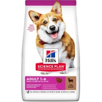 Hill's Science Plan Adult Small & Mini 1.5kg Dry Food for Adult Small Breed Dogs with Lamb