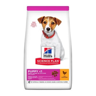 Hill's Science Plan Puppy <1 Small & Mini 6kg Dry Food for Small Breed Puppies with Chicken Hill's Science Plan Puppy <1 Small & Mini 6kg Dry Food for Small Breed Puppies with Chicken
