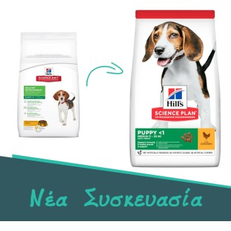 Hill's Science Plan Puppy <1 Medium 2.5kg Dry Food for Medium Breed Puppies with Chicken Hill's Science Plan Puppy <1 Medium 2.5kg Dry Food for Medium Breed Puppies with Chicken