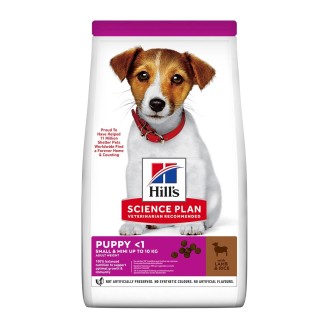 Hill's Science Plan Puppy <1 Small & Mini 1.5kg Dry Food for Small Breed Puppies with Lamb / Rice Hill's Science Plan Puppy <1 Small & Mini 1.5kg Dry Food for Small Breed Puppies with Lamb / Rice