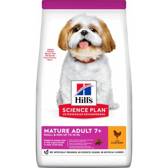 Hill's Science Plan Mature Adult 7+ Small & Mini 3kg Dry Food for Adult Small Breed Dogs with Chicken / Chicken Rice Hill's Science Plan Mature Adult 7+ Small & Mini 3kg Dry Food for Adult Small Breed Dogs with Chicken / Chicken Rice