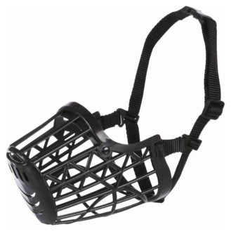 Muzzle, Plastic S-M Black 20cm Muzzle, Plastic S-M Black 20cm